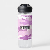Bouteille D'eau Motif de camouflage violet (Extérieur)