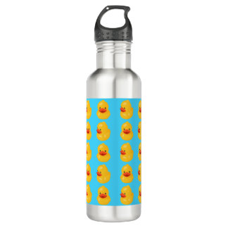 Bouteille D'eau Motif de canard en caoutchouc bleu Imprimer Boutei