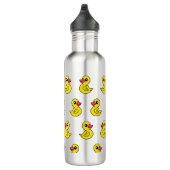 Bouteille D'eau Motif de canard en caoutchouc bleu Imprimer Boutei (Droite)