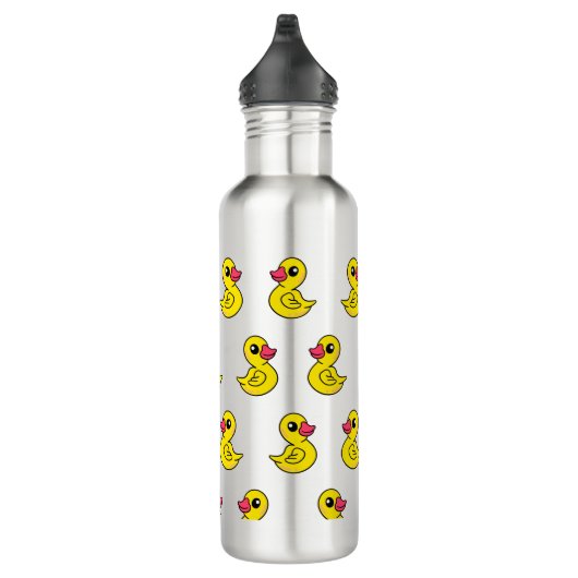 Bouteille D'eau Motif de canard en caoutchouc bleu Imprimer Boutei (Droite)