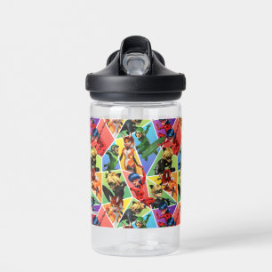 Bouteille D'eau Motif de caractères couleur miquille