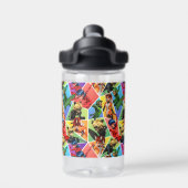 Bouteille D'eau Motif de caractères couleur miquille (Salle de sport)