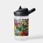 Bouteille D'eau Motif de caractères superhéros miraculeux (Gauche)