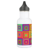 Bouteille D'eau Motif de Carrés (Gauche)