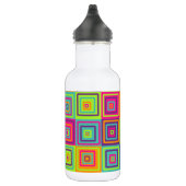 Bouteille D'eau Motif de Carrés (Droite)