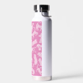 Bouteille D'eau Motif de chat rose (Gauche)