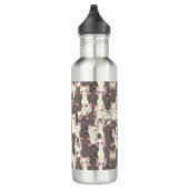 Bouteille D'eau Motif de chats blancs et gris (Droite)