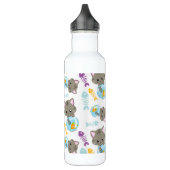 Bouteille D'eau Motif De Chats, Chats Mignons, Chatons, Poisson (Gauche)