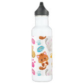 Bouteille D'eau Motif De Chats, Chats Mignons, Kitty, Chatons, Paw (Droite)