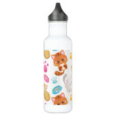 Bouteille D'eau Motif De Chats, Chats Mignons, Kitty, Chatons, Paw (Gauche)