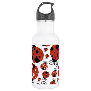 Bouteille D'eau Motif de coccinelles, jolies coccinelles, coccinel