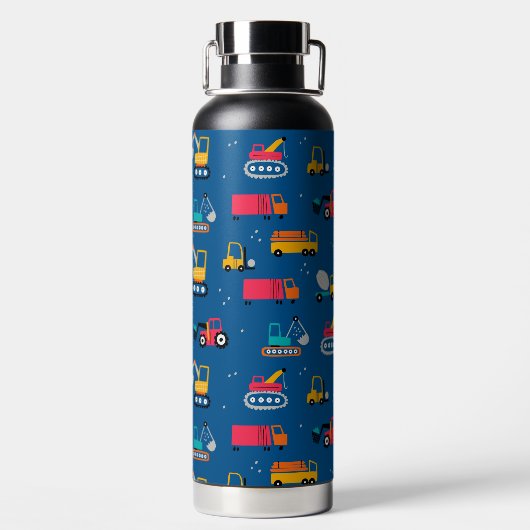 Bouteille D'eau Motif de déplacement de construction mûre (Plage)