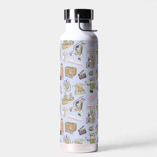 Bouteille D'eau Motif de dessin coloré AMIENDS™ (Gauche)