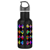 Bouteille D'eau Motif de diamètre de peinture Splatter (Dos)