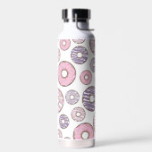 Bouteille D'eau Motif De Donuts, Donuts Roses, Donuts Violets (Gauche)