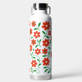 Bouteille D'eau Motif de fleurs (Avant)