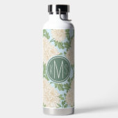 Bouteille D'eau Motif de fleurs de maman du jardin blanc (Droite)