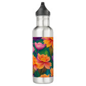 Bouteille D'eau Motif de fleurs tropicales hawaïennes (Droite)