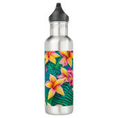 Bouteille D'eau Motif de fleurs tropicales hawaïennes (Droite)