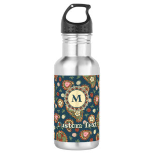 Bouteille D'eau Motif de fraise Paisley