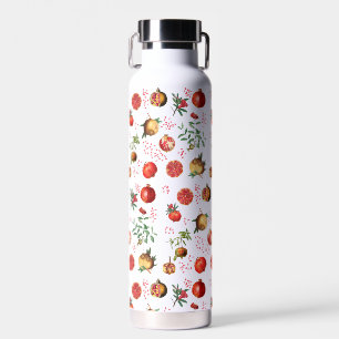 Bouteille D'eau Motif de fruits méditerranéen à la grenade