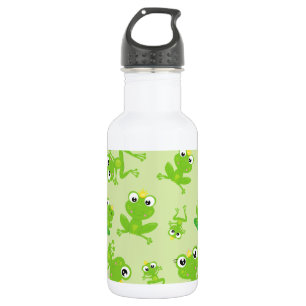 Bouteille D'eau Motif de grenouille, Grenouilles mignonnes, Grenou