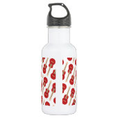 Bouteille D'eau Motif de guitare rouge (Dos)