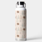 Bouteille D'eau Motif de hérisson de bois mignon (Plage)