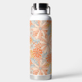 Bouteille D'eau Motif de jardin à fleurs rétro (Plage)
