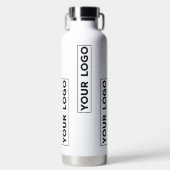 Bouteille D'eau Motif de logo large et cool blanc (Avant)