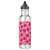 Bouteille D'eau Motif de marguerite arc-en-ciel fraise (Gauche)