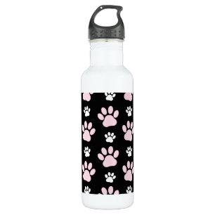 Bouteille D'eau Motif De Pailles, Pailles Roses, Pailles De Chien,