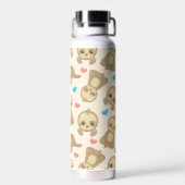 Bouteille D'eau Motif De Parfums, Mignons Parfums, Coeurs (Arrière)