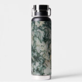 Bouteille D'eau Motif de pierre d'agate de l'arbre vert (Arrière)