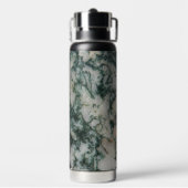 Bouteille D'eau Motif de pierre d'agate de l'arbre vert (Arrière)