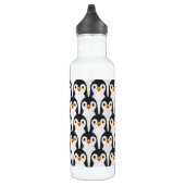 Bouteille D'eau Motif de pingouin noir et blanc moderne (Droite)