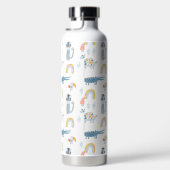 Bouteille D'eau Motif de plaisir animal Doodle (Droite)