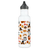 Bouteille D'eau Motif de récolte de pèlerins d'action de grâce (Droite)