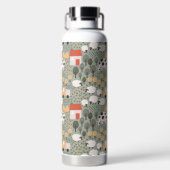 Bouteille D'eau Motif de scène de ferme mignonne (Plage)