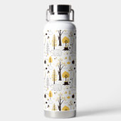 Bouteille D'eau Motif de scène de Golden Woods (Plage)