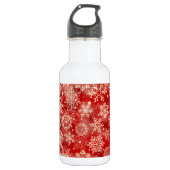 Bouteille D'eau Motif de snowflakes (Devant)