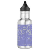 Bouteille D'eau Motif de tourbillon violet moderne (Droite)