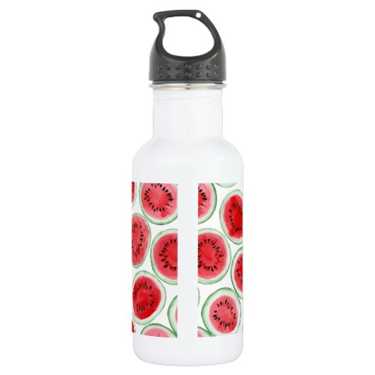 Bouteille D'eau Motif de tranches de pastèque (Dos)