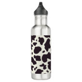 Bouteille D'eau Motif de vache noir et blanc Imprimer (Droite)