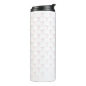 Bouteille d'eau Motif de Vaches roses (Tourné sur la gauche)