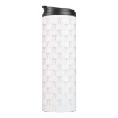 Bouteille d'eau Motif de Vaches roses (Tourné sur la droite)