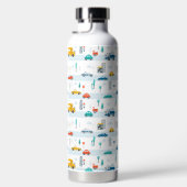 Bouteille D'eau Motif de véhicule routier migre (Droite)