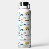 Bouteille D'eau Motif de véhicule routier migre (Plage)