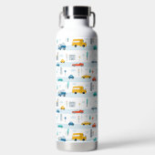 Bouteille D'eau Motif de véhicule routier migre (Avant)