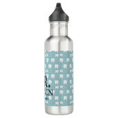 Bouteille D'eau Motif Dentiste pour dents vert mignon (Droite)